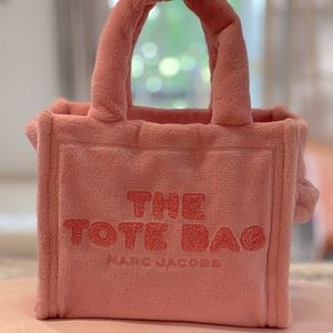 NWOT Marc Jacobs Mini Terry Pink Tote
